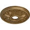 Ekena Millwork Edinburgh Ceiling Medallion (Fits Canopies up to 5 1/8"), 18 1/8"OD x 3 1/2"ID x 2 3/4"P, Pale Gold CM18ED1PAS - alternate 4